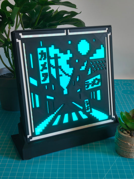 Pixel: Japanische Straße