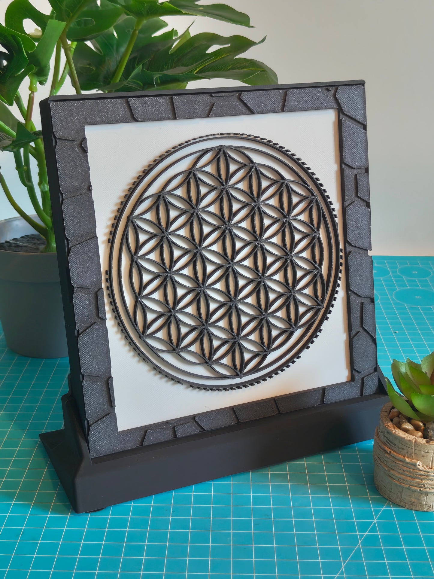 Pixel: Blume des Lebens